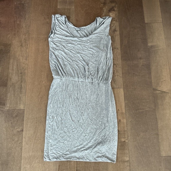 Prana Gray Sleeveless Dress Size Medium Tencel Modal Elastic - Picture 1 of 3